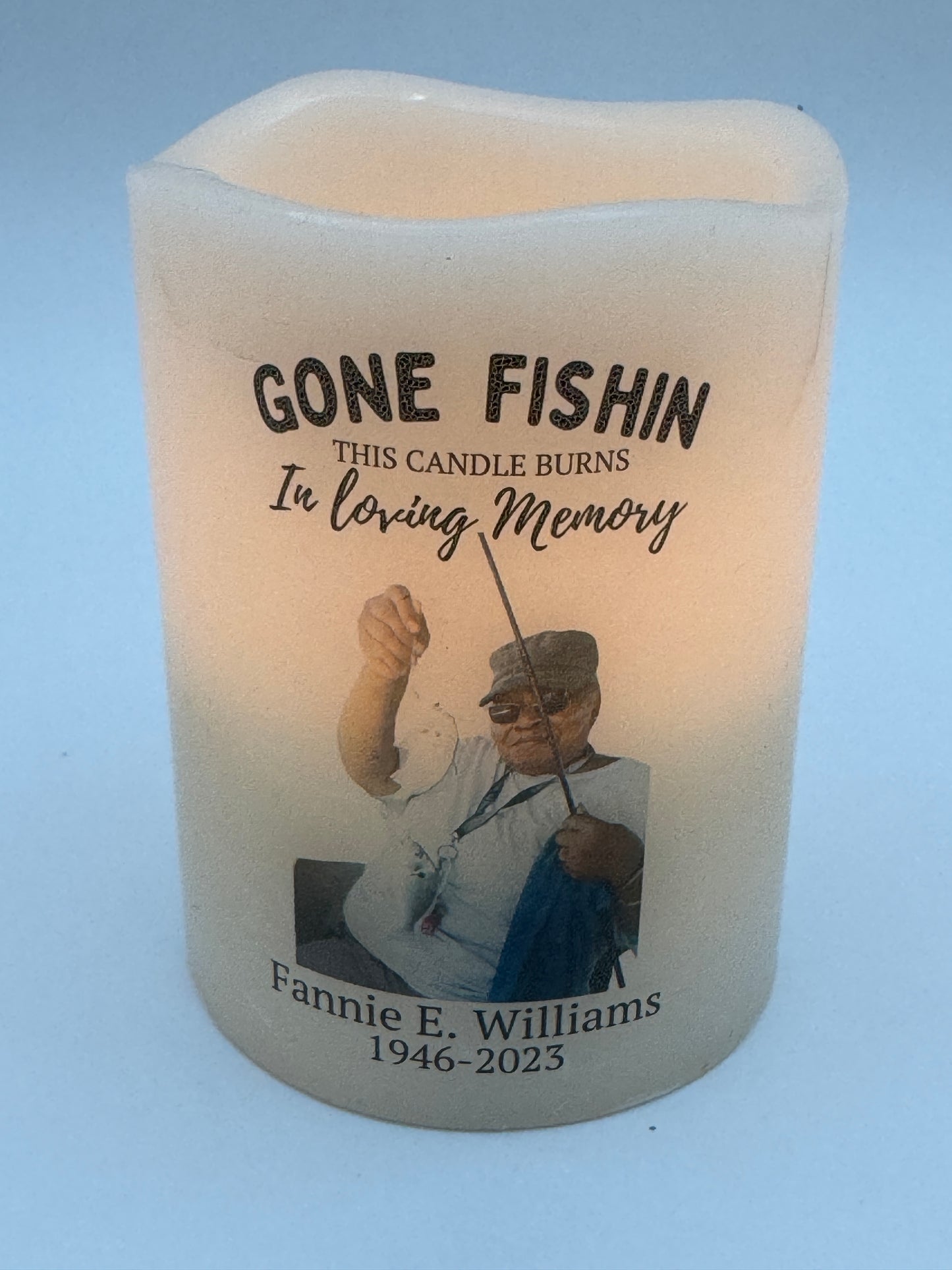 Memorial LED Pillar Candle