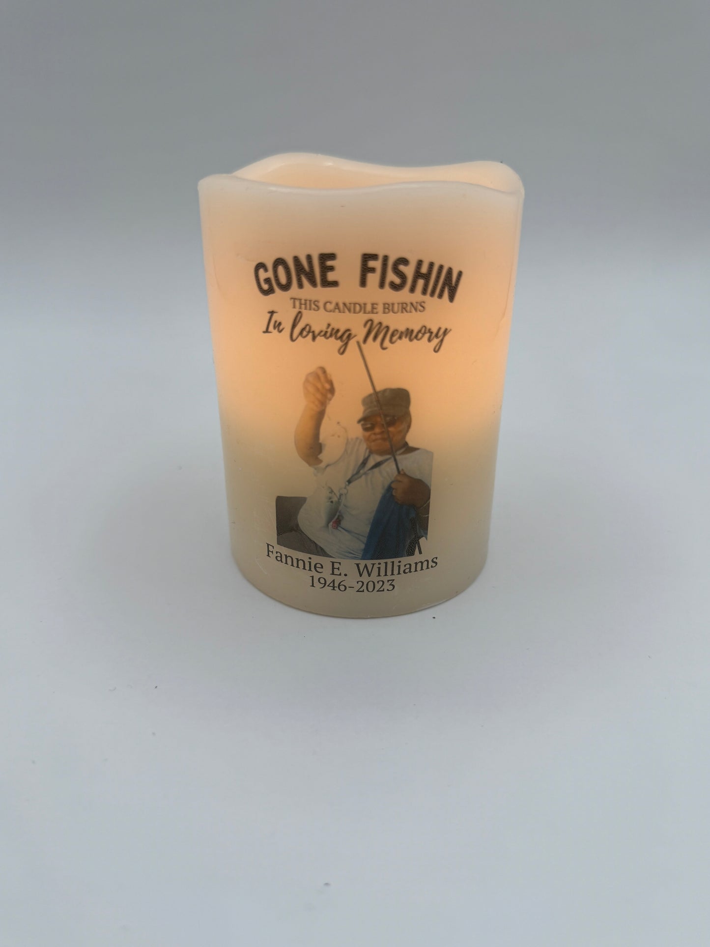Memorial LED Pillar Candle