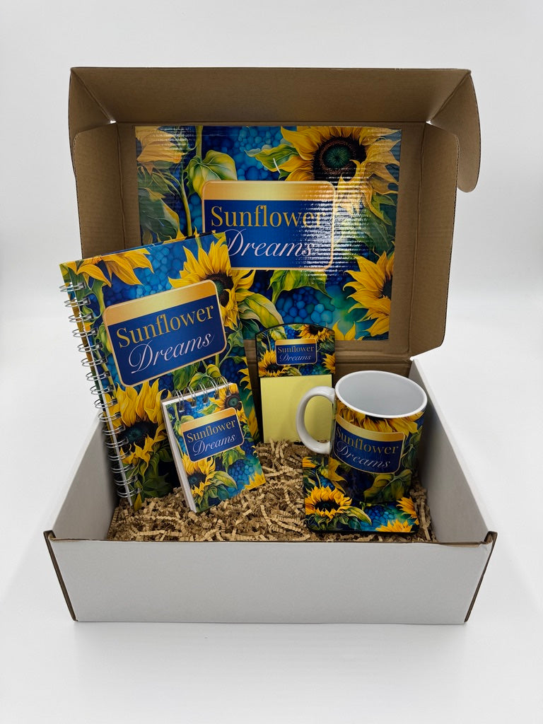 Sunflower Dreams Journal Gift Box Set
