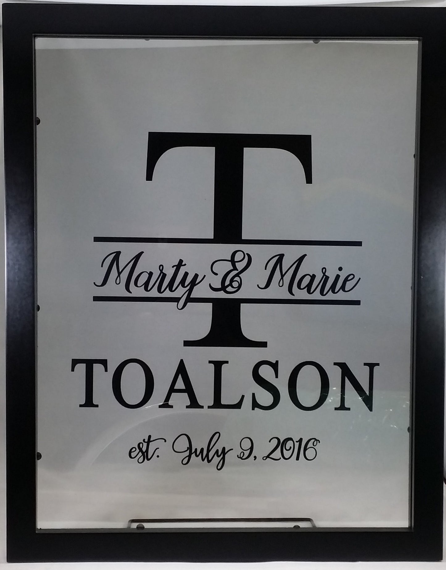 Classy Personalized Floating Frame 11x14
