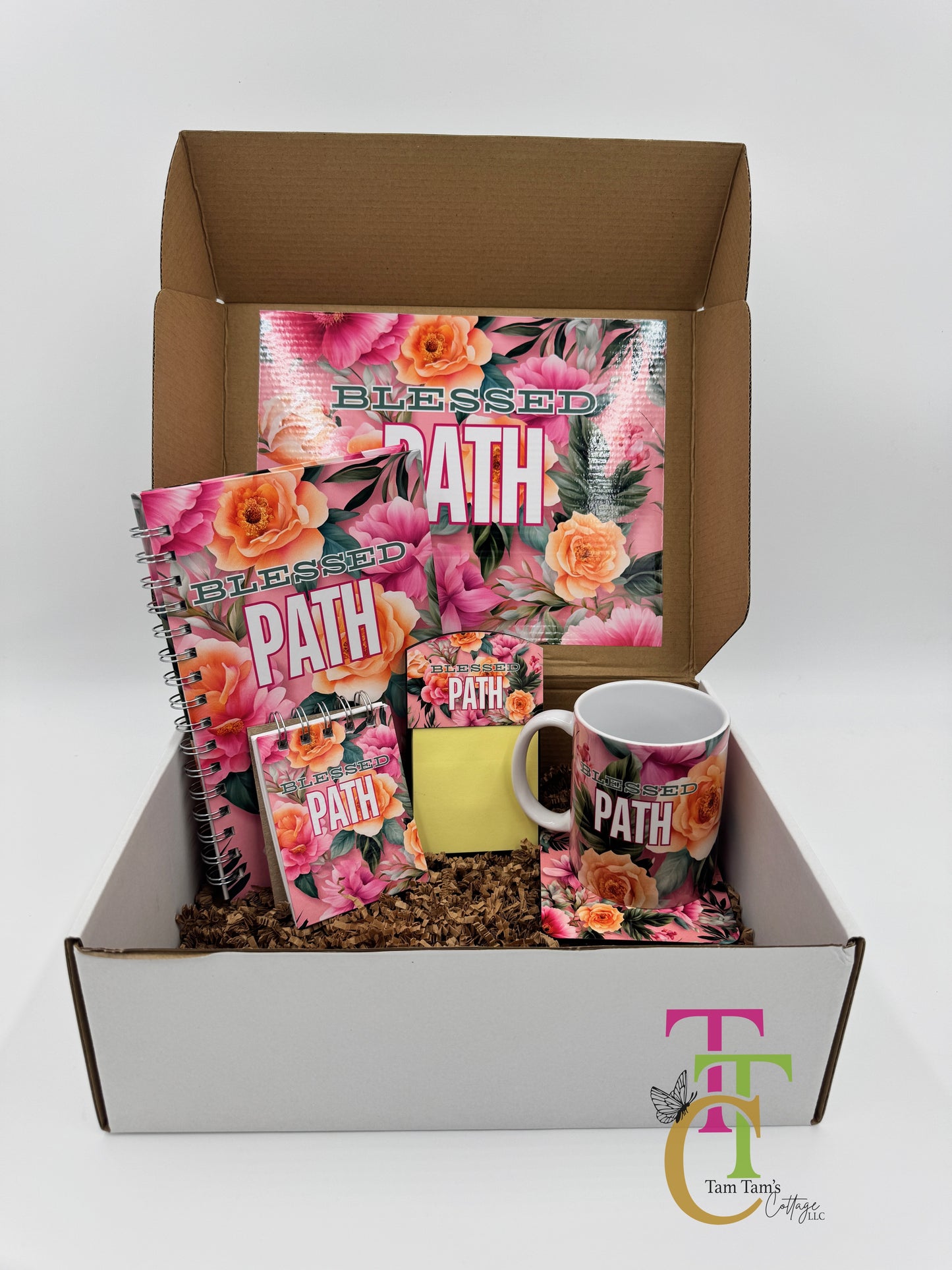 Blessed Path Floral Journal Gift Box Set