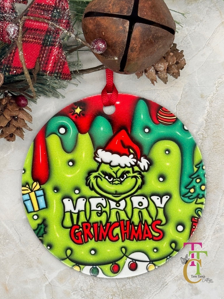 Grinch Ornaments- 4 inch