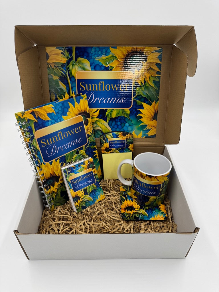 Sunflower Dreams Journal Gift Box Set