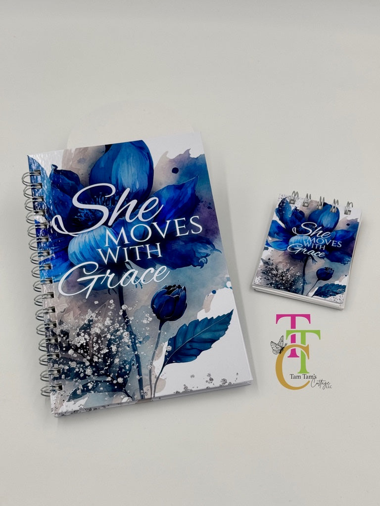 She Moves With Grace Inspirational Journal Gift Box Set