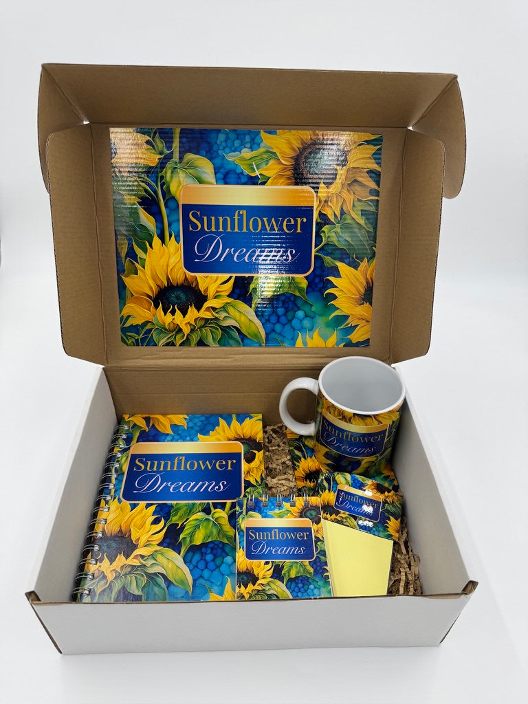 Sunflower Dreams Journal Gift Box Set