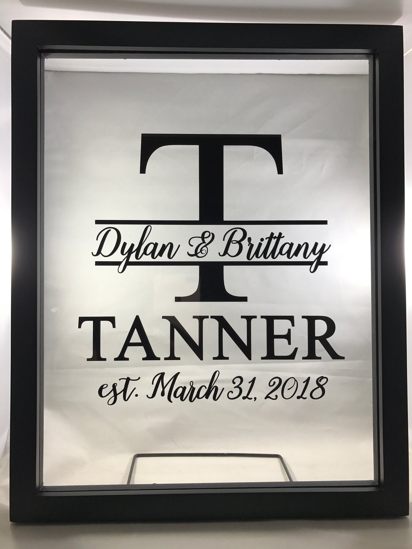 Classy Personalized Floating Frame 11x14