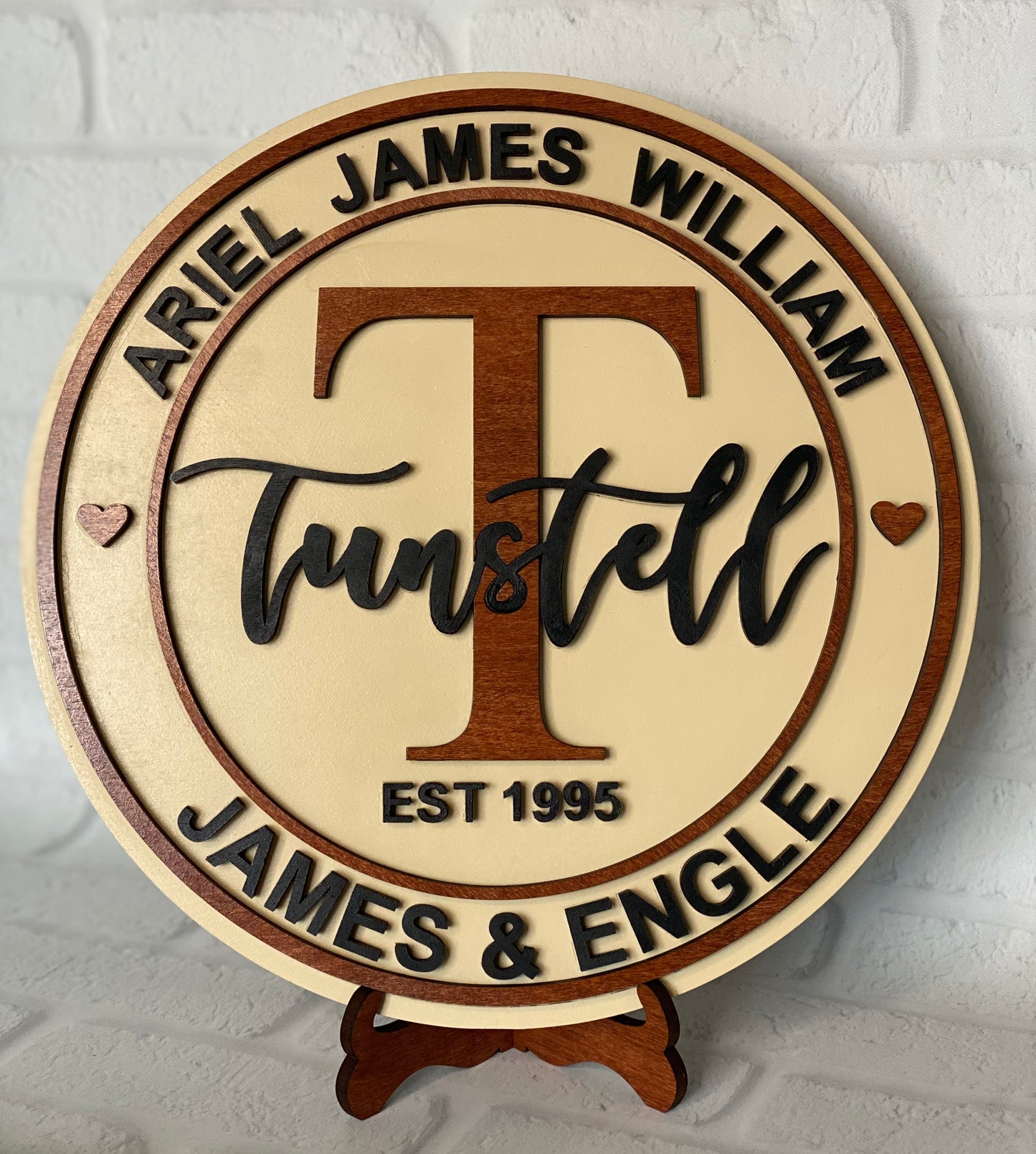 Personalized Family Name Wood Sign-CUSTOMIZED FOR YOU