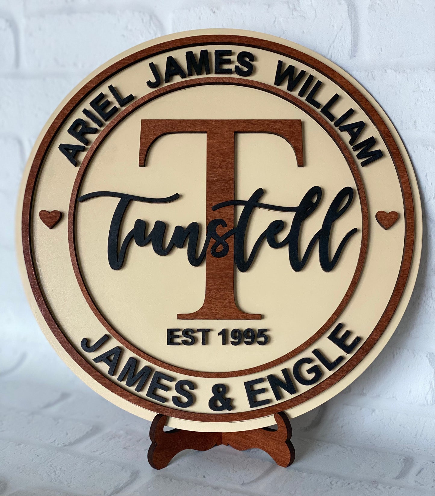 Personalized Family Name Wood Sign-CUSTOMIZED FOR YOU