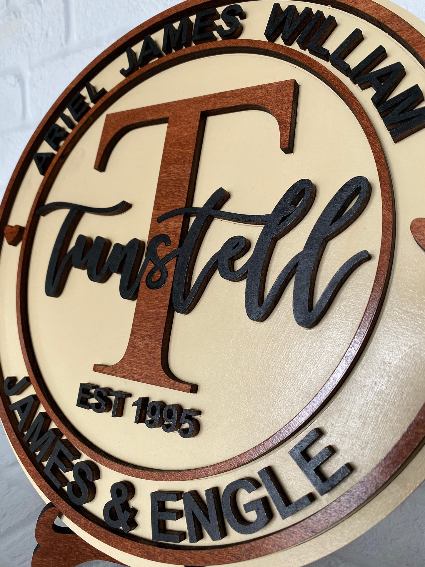 Personalized Family Name Wood Sign-CUSTOMIZED FOR YOU