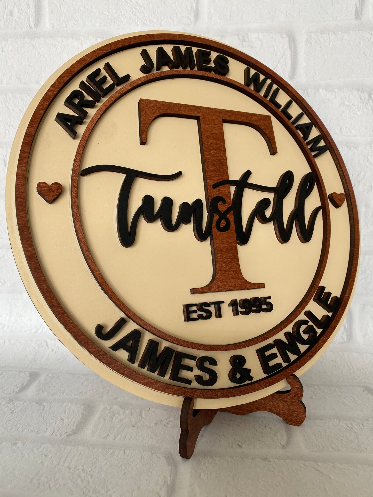 Personalized Family Name Wood Sign-CUSTOMIZED FOR YOU