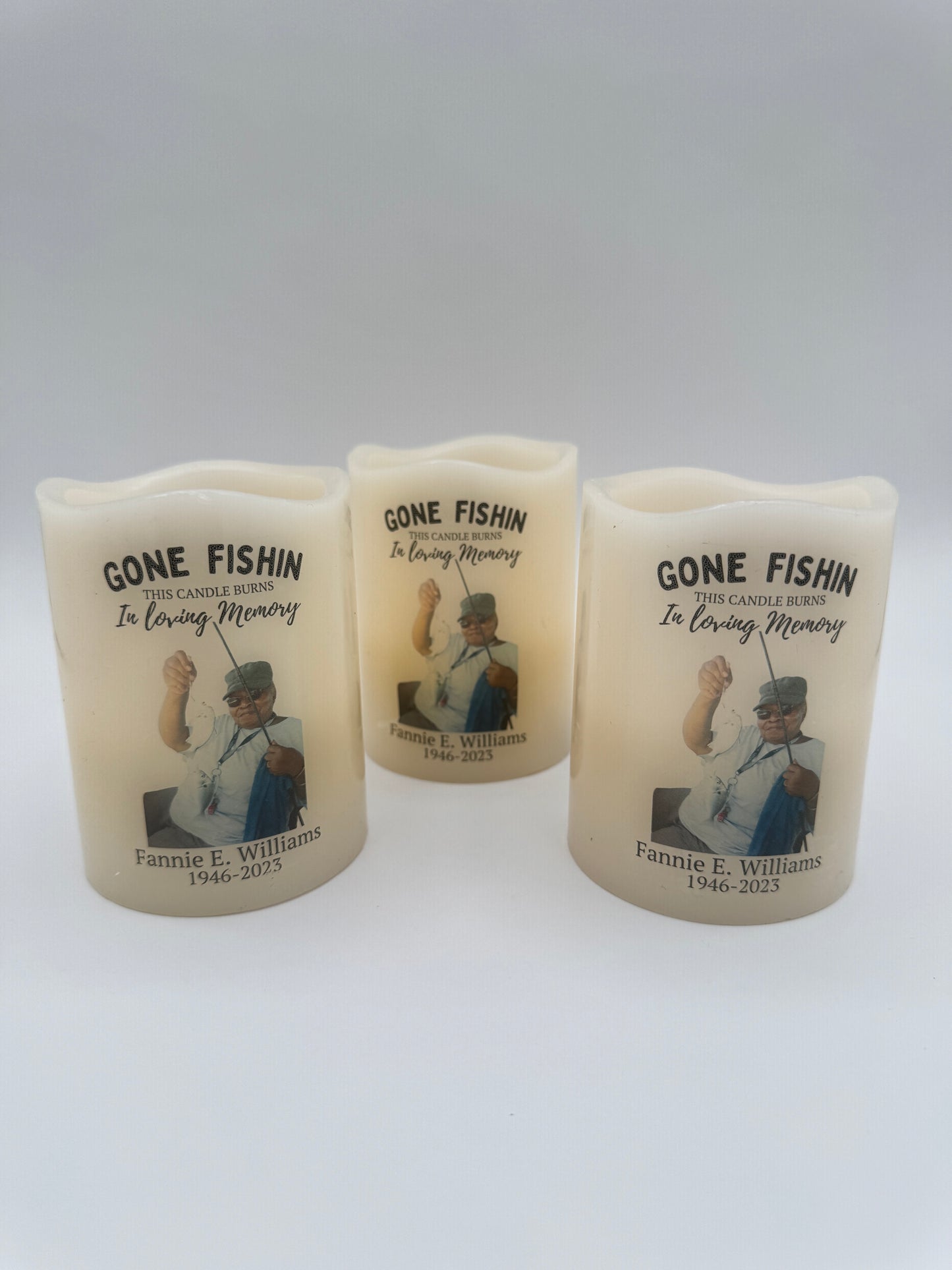 Memorial LED Pillar Candle