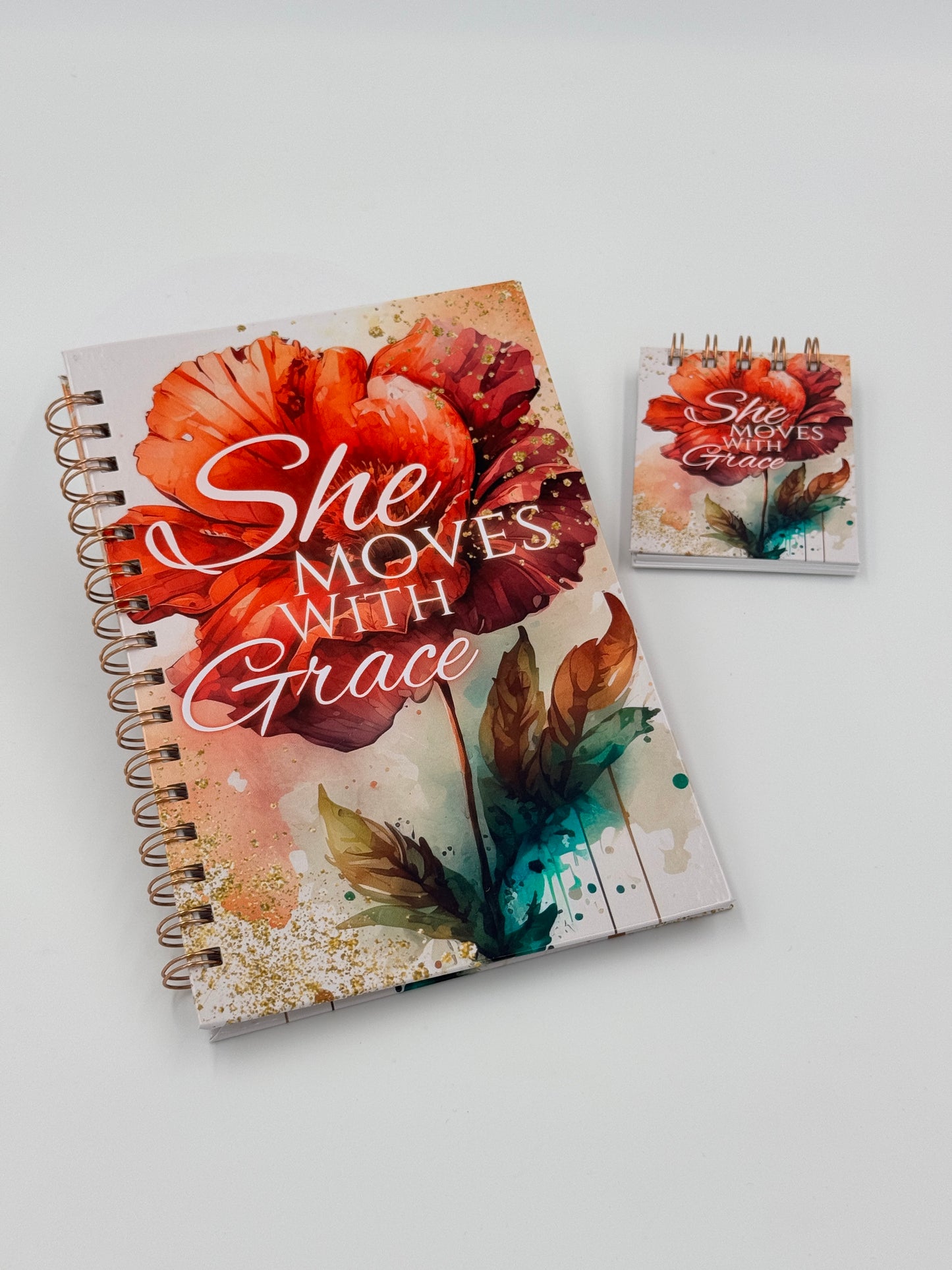 She Moves With Grace Inspirational Journal Gift Box Set