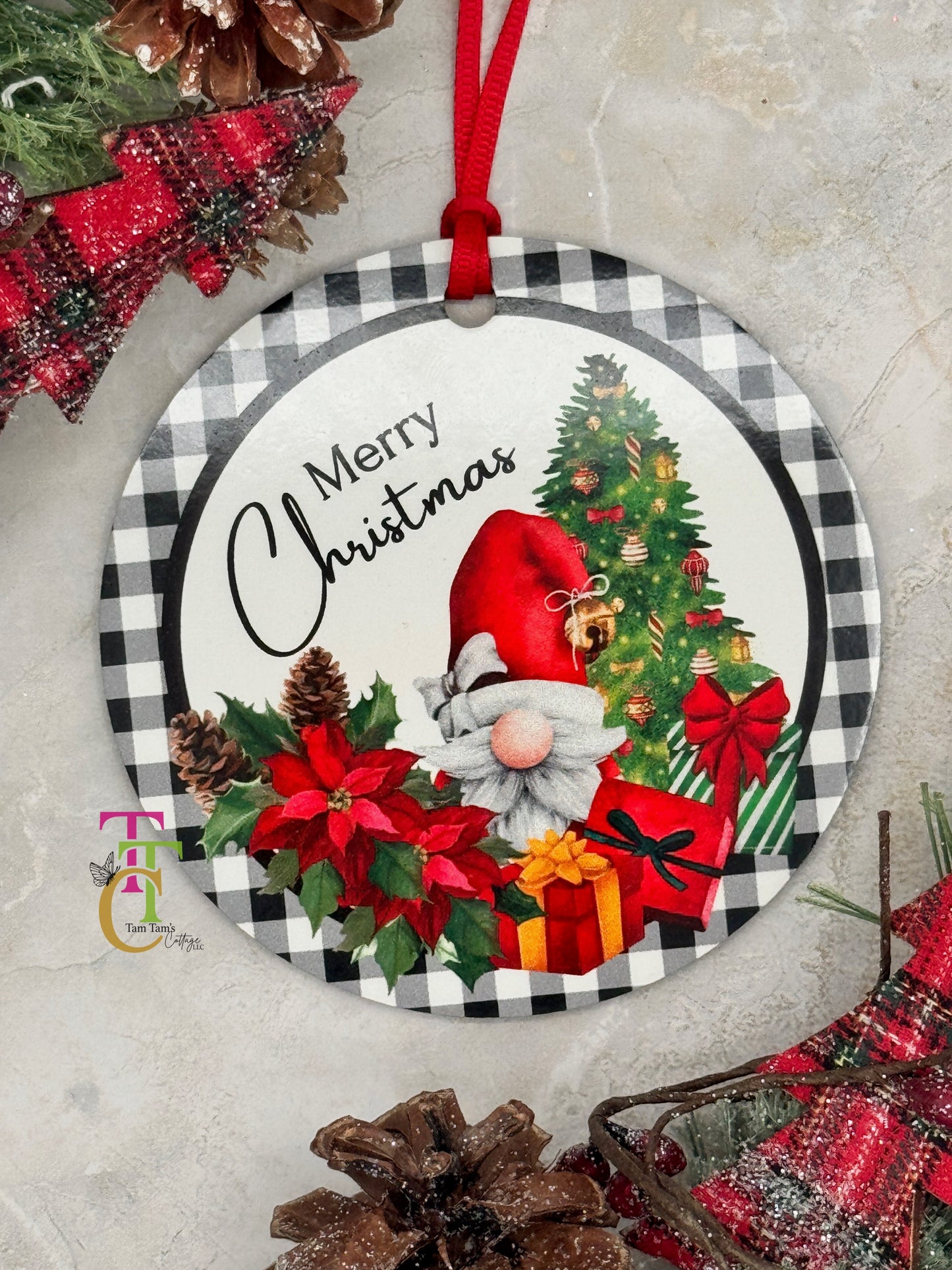 Gnomes for the Holidays Ornament