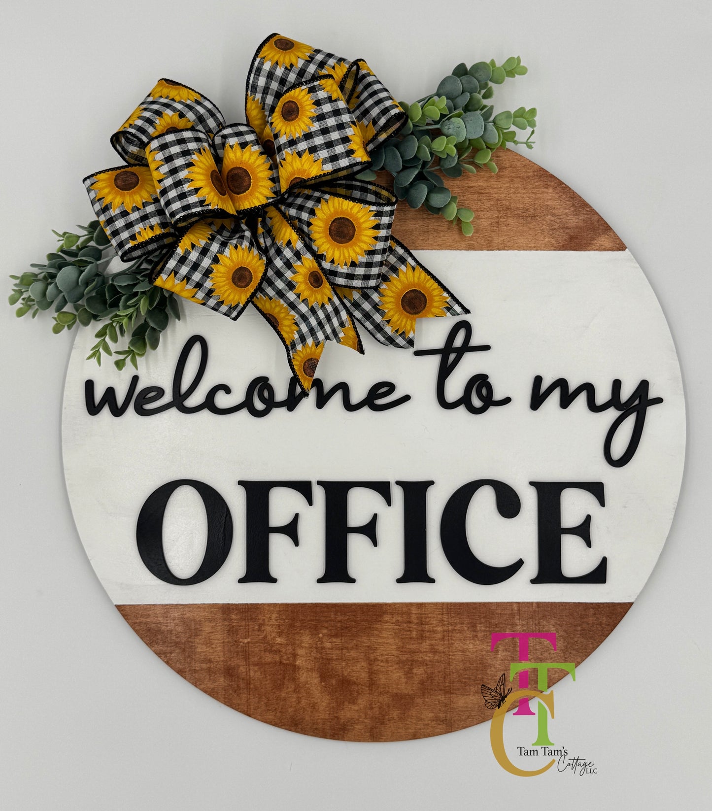 Welcome to my OFFICE 18 inch Wood Door Hanger