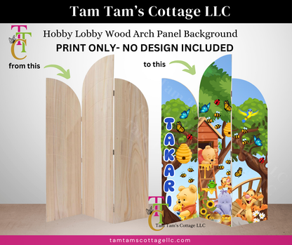 Custom Printing for Hobby Lobby Wood Arch Panels