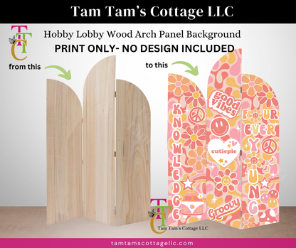 Custom Printing for Hobby Lobby Wood Arch Panels