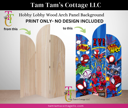 Custom Printing for Hobby Lobby Wood Arch Panels
