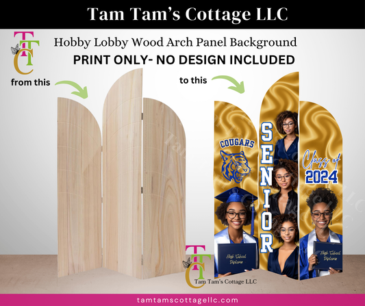 Custom Printing for Hobby Lobby Wood Arch Panels