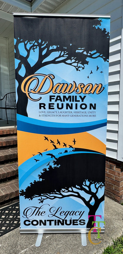 Custom Retractable Banner 33 1/2 x 80