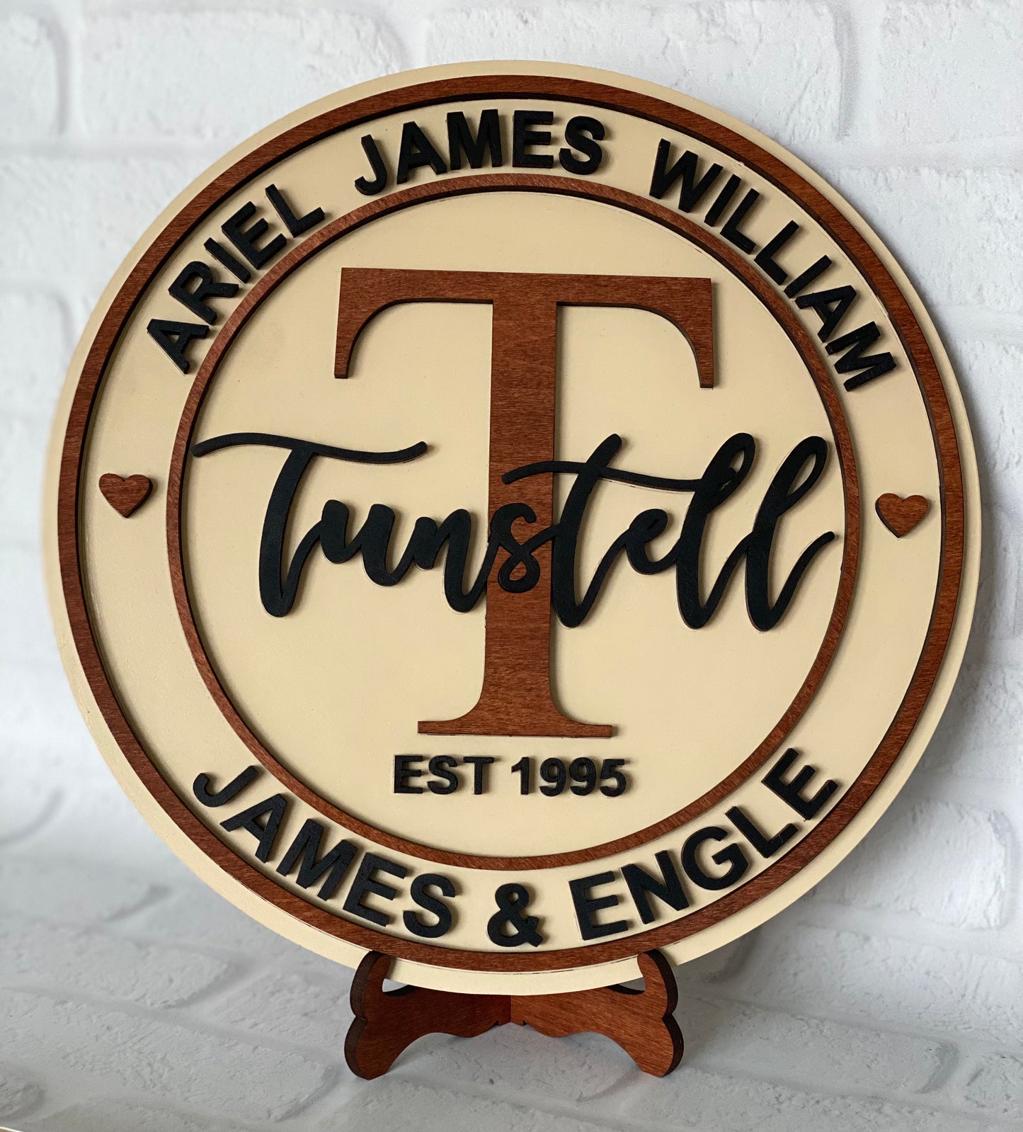 Personalized Family Name Wood Sign-CUSTOMIZED FOR YOU